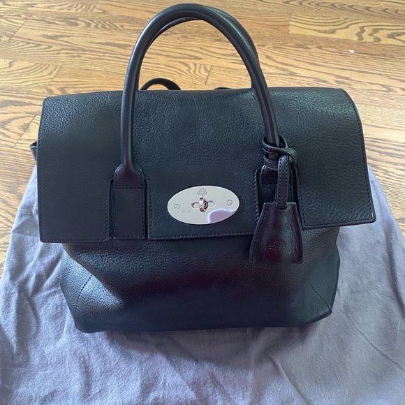 Mulberry leather Black Bag, Cara Delevingne edition *Authentic* - Picture 2 of 10